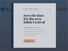 Tablet Screenshot of kikk.be